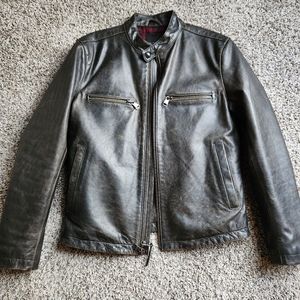 Banana Republic leather moto jacket